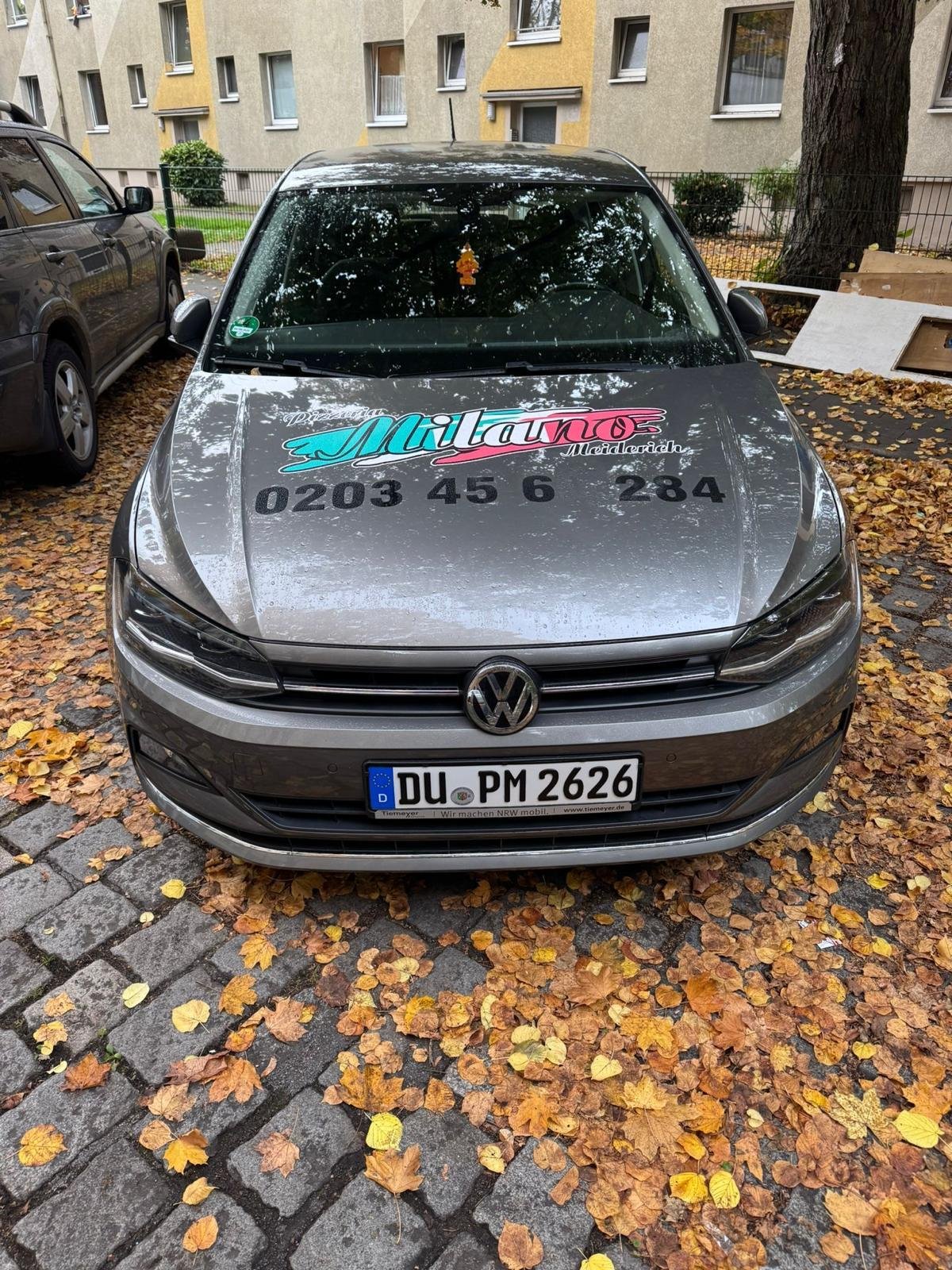 VW Lieferfahrzeug grau Front