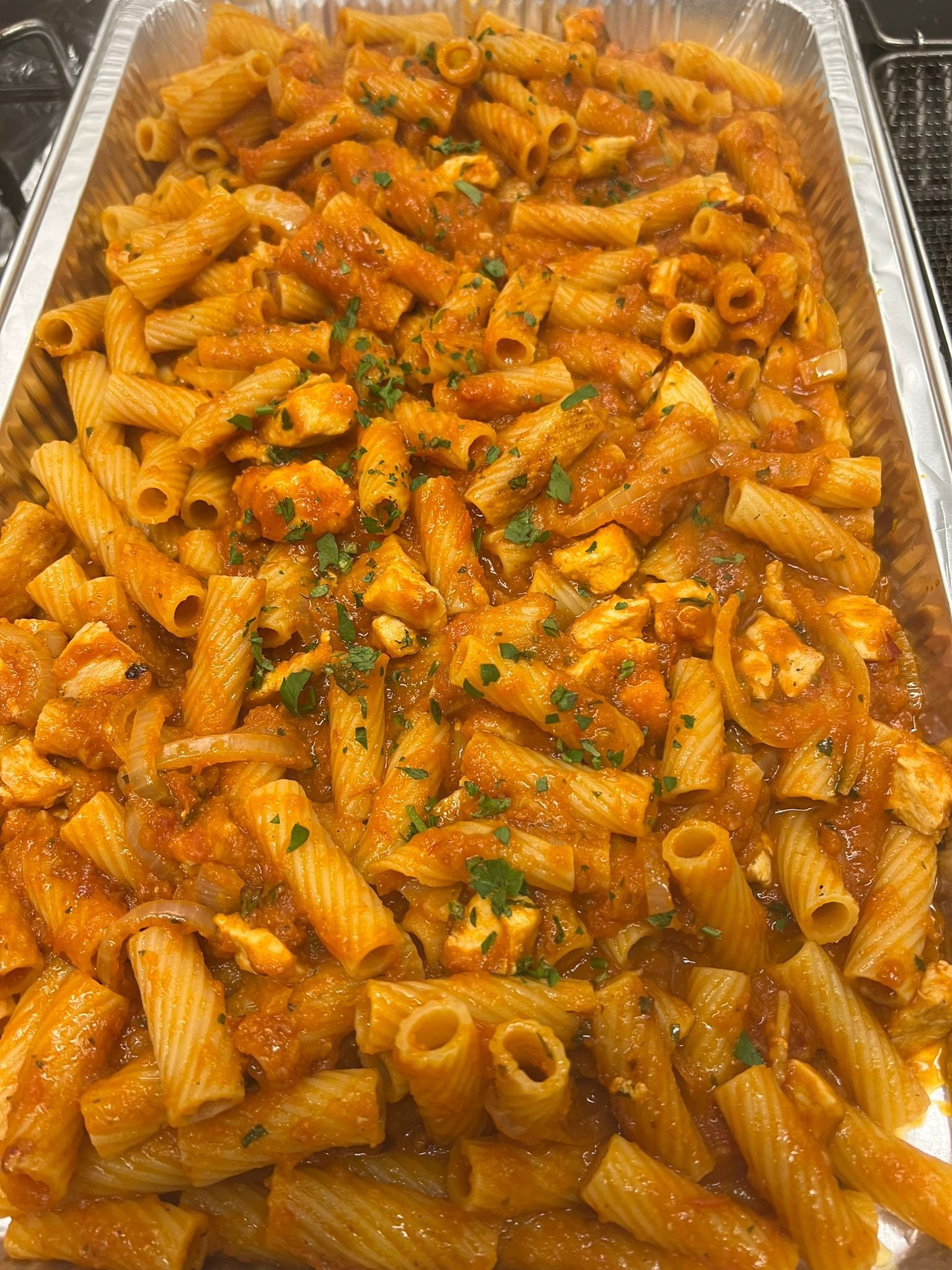 Rigatoni Polo al Forno Blech