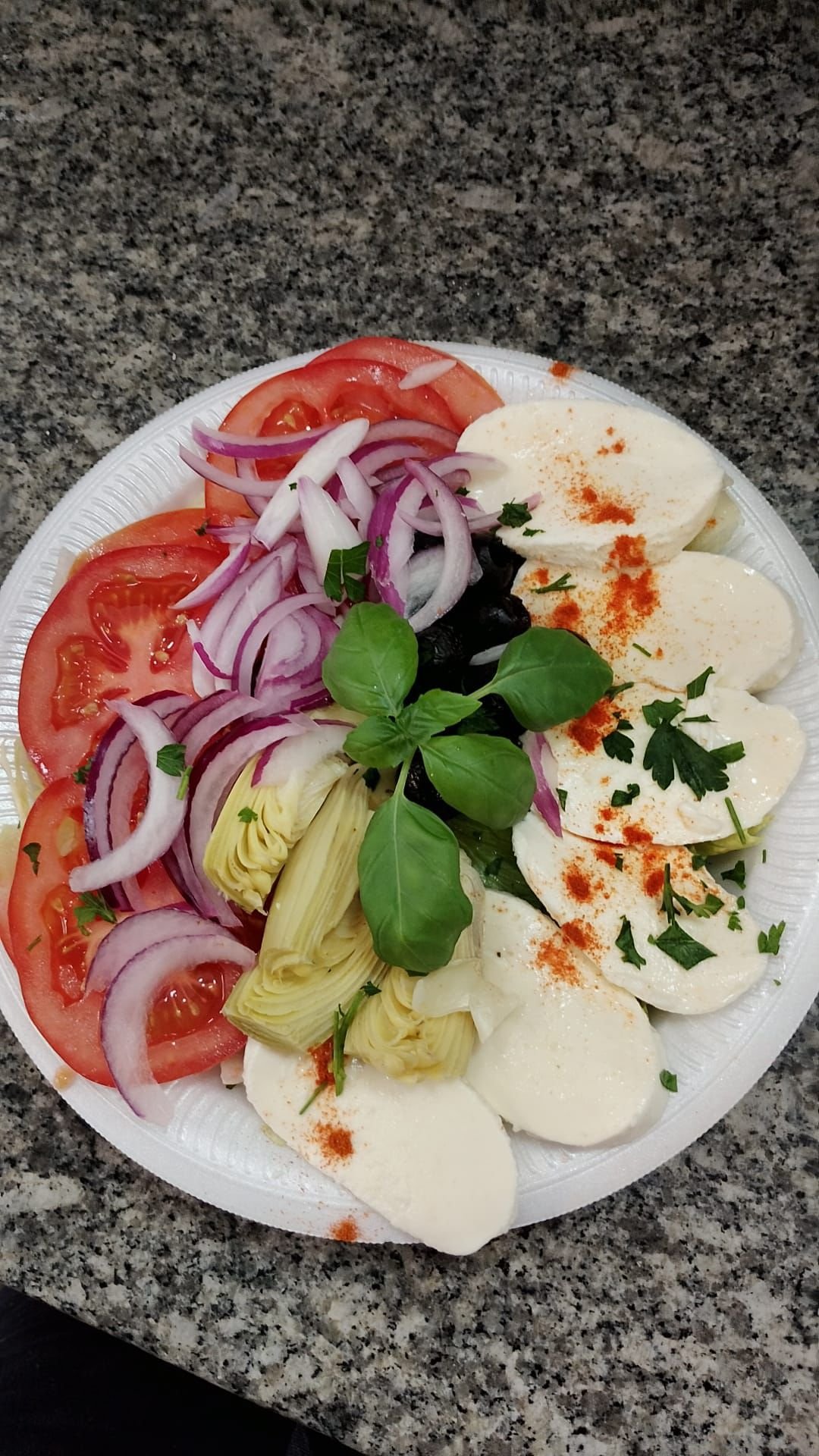 Insalata Mozzarella Tomaten